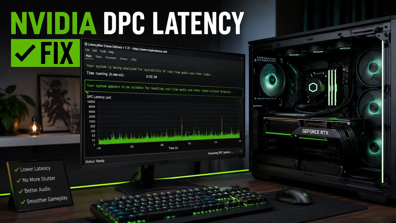 DPC Latency High Fix Nvidia Driver screenshot